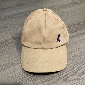 Disney Cap - Tan w/ Navy Embroidered Mickey